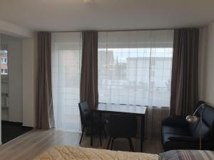 Posezení v ubytování Luxusappartement