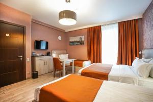 Letto o letti in una camera di 1 Hotel Borjomi