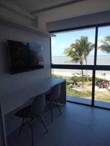 TV a/nebo společenská místnost v ubytování Beira Mar de João Pessoa, paz, tranquilidade e lazer + 58 fotografií