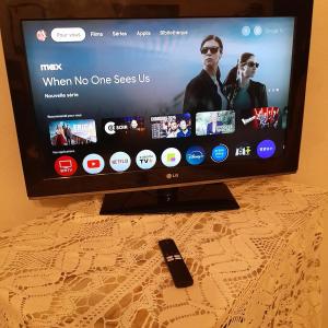 TV a/nebo společenská místnost v ubytování Chalet appartement