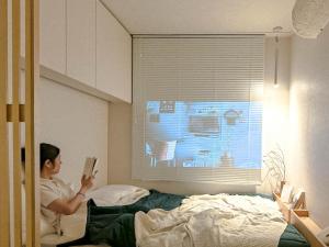 Seongsu 10 minutes, K-Architectural Designers' Unique House 객실 침대