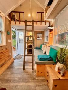 Χώρος καθιστικού στο Tiny House on private large property
