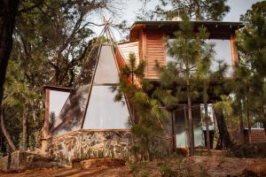 Zahrada ubytování Aldea Tipi Glamping