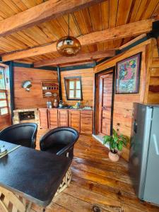 Kuchyň nebo kuchyňský kout v ubytování Aldea Tipi Glamping