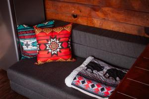 Posezení v ubytování Aldea Tipi Glamping