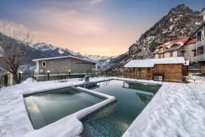 Üldine mäevaade või majutusasutusest Echor Himalayan Heights Manali pildistatud vaade