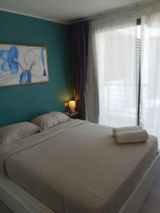 Postel nebo postele na pokoji v ubytování Ocean View Apt - 1BR T2-613