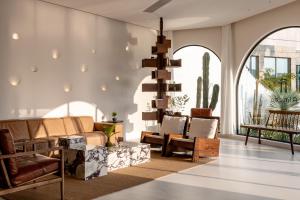 Posezení v ubytování Almeta Designer Hotel