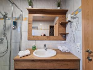 Koupelna v ubytování Ferienwohnung Schupfer