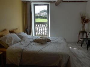 Postel nebo postele na pokoji v ubytování Mas de la Borie -Chambre d'hôtes