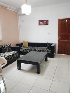 Posezení v ubytování Villa Crys Midoun