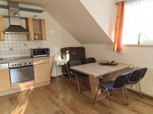 Kuchyň nebo kuchyňský kout v ubytování Ferienwohnung Schupfer