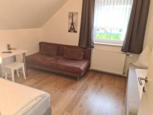 Posezení v ubytování Ferienwohnung Schupfer