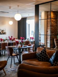 Χώρος καθιστικού στο Loft Hotel Rauma