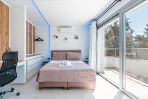 Postel nebo postele na pokoji v ubytování M&B Luxury Villa + 37 fotografií