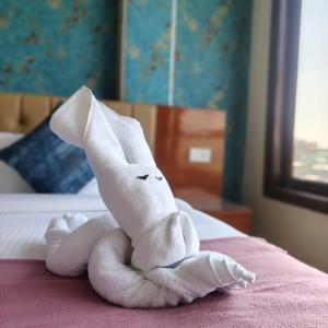 The Waypoint Inn客房内的一张或多张床位