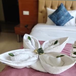 The Waypoint Inn客房内的一张或多张床位