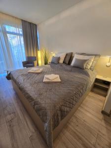 Posteľ alebo postele v izbe v ubytovaní Apartmán ELIZABETH + 37 fotografií