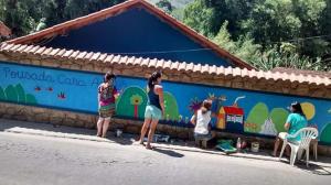 Hóspedes ficando em Pousada Casa Azul