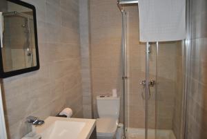 Koupelna v ubytování Dreams Hotel