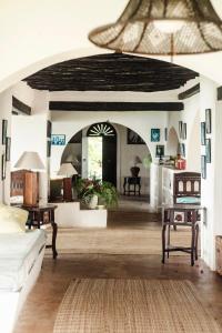 Posezení v ubytování Marquezy House - Shela, Lamu Island