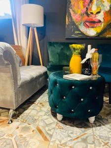 Posezení v ubytování Rooms & Apartment ZALA Airport shuttle option