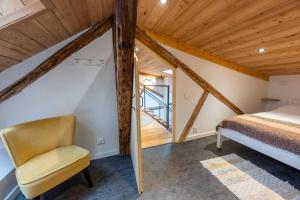 Pépite Alpine - Centre ville - WIFI客房内的一张或多张床位