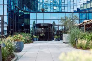 Um jardim em Van der Valk Hotel Gent