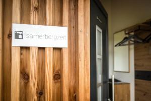 Certifikát, hodnocení, plakát nebo jiný dokument vystavený v ubytování samerbergzeit
