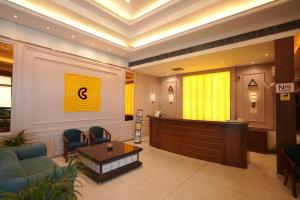 Posezení v ubytování Hotel Kohinoor Palace, Ludhiana