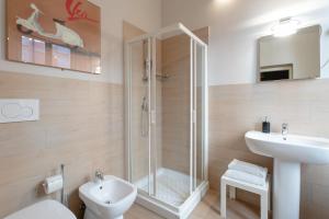 Vannituba majutusasutuses Borgo Suite Apartment