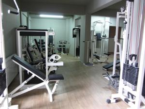 Posilňovňa alebo fitness centrum v ubytovaní Manthos Mountain Resort & Spa