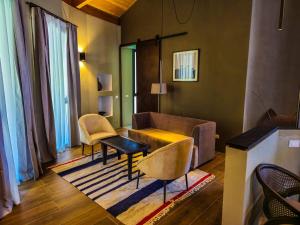 Posezení v ubytování Wanchi ija eco lodge By Ethiopian Skylight