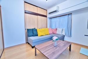 Χώρος καθιστικού στο Direct Shinjuku Max 10 Tokyo Hostel Shinozaki
