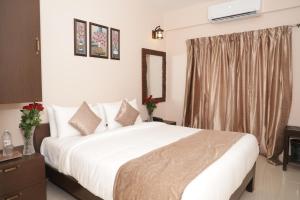 Nazri Hotel - Near Arambol Beach客房内的一张或多张床位