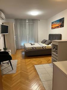 TV a/nebo společenská místnost v ubytování Studio Apartman Karlo