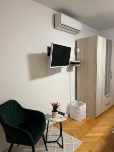 TV a/nebo společenská místnost v ubytování Studio Apartman Karlo + 12 fotografií