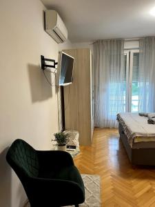 TV a/nebo společenská místnost v ubytování Studio Apartman Karlo