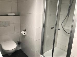 Koupelna v ubytování Ammergauer Zeitgeist