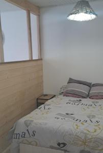 Postel nebo postele na pokoji v ubytování Appartement calme, lumineux, 4 personnes, parking