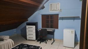 Nhà bếp/bếp nhỏ tại Pensao do Fabio