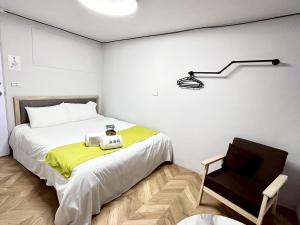 Letto o letti in una camera di 希沐溫泉行旅