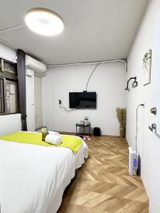 Letto o letti in una camera di 希沐溫泉行旅