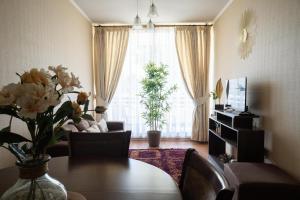 TV a/nebo společenská místnost v ubytování Viña Center Apartment Rodoviario Quinta Vergara