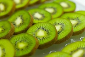 a group of kiwi slices on a plate at Hotel St Gregory Park in Rimini