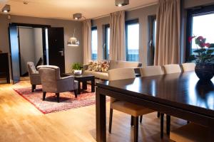 Część wypoczynkowa w obiekcie Radisson Blu Arlandia Hotel, Stockholm-Arlanda