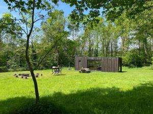 Zahrada ubytování Time-Out Cabin