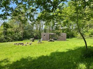 Zahrada ubytování Time-Out Cabin