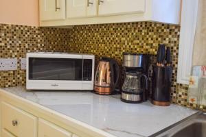 Dapur atau dapur kecil di Piton View Apartment With Jeep Rental - GREAT COMBO DEAL- Explore St Lucia