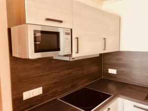 Kuchyň nebo kuchyňský kout v ubytování Traumhaftes Appartement - Odins Blick Wohnung 13 , Sauna und Privatstrand, Blick zur Ostsee + 24 fotografií